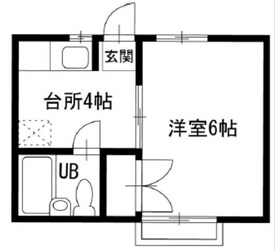 クレージュハイツの物件間取画像